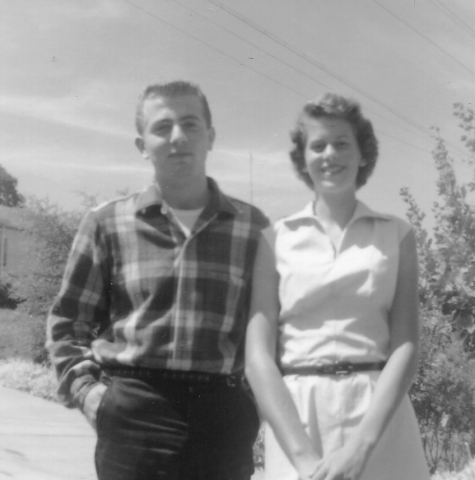 Ralph Hurtado & Dorothy Keefe, Tierra Linda 1958 - Ralph transferred to Mission High in San Francisco after 8th grade.
